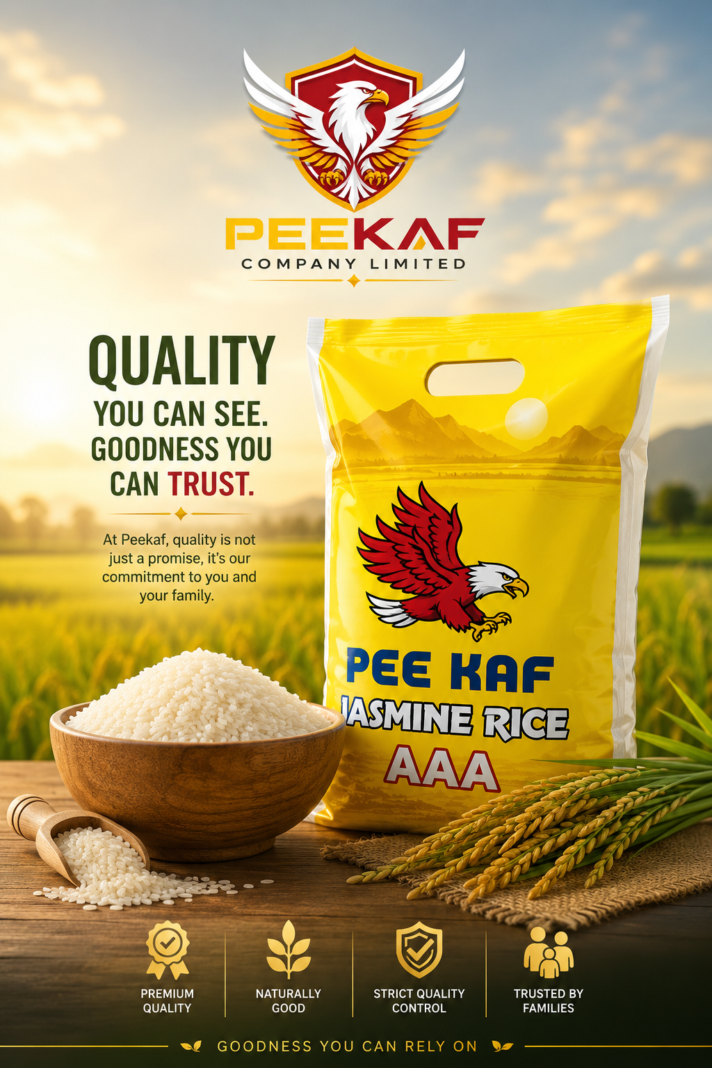 Peekaf quality advantage in food commodity trade